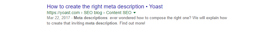 Meta descriptions to improve SEO - YOAST